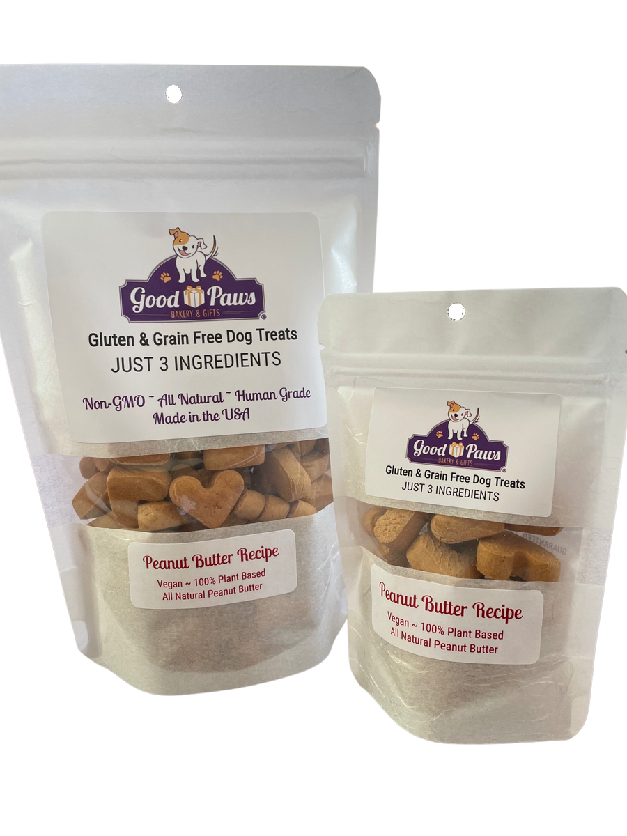 Grain free parmesan cheese dog treats - large and small sizes - Good Paws Bakery