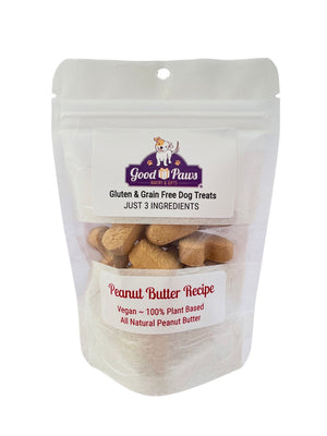 Grain free peanut butter dog treats - small size - Good Paws Bakery