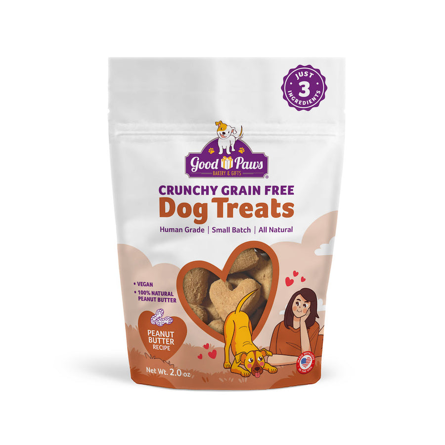 Good Paws Peanut Butter Recipe small 2oz  bag front view