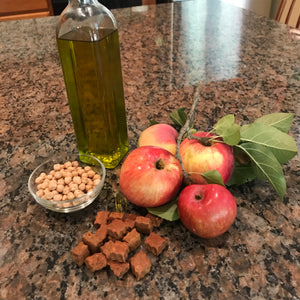 Grain free apple dog treats - ingredient photo - Good Paws Bakery