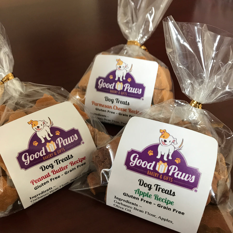 Grain Free dog treats - Sample Package - Good Paws Bakery