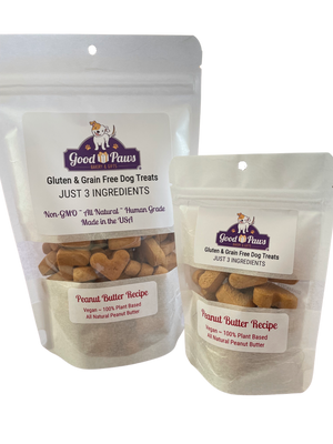 Grain free parmesan cheese dog treats - large and small sizes - Good Paws Bakery