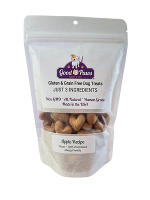 Grain free apple dog treats - large size - Good Paws Bakery