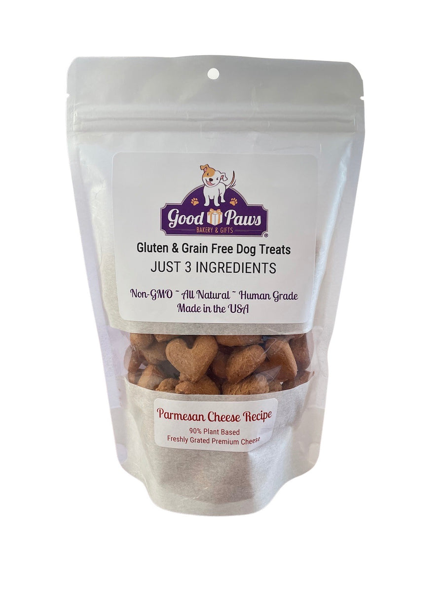 Grain free parmesan cheese dog treats - large size - Good Paws Bakery