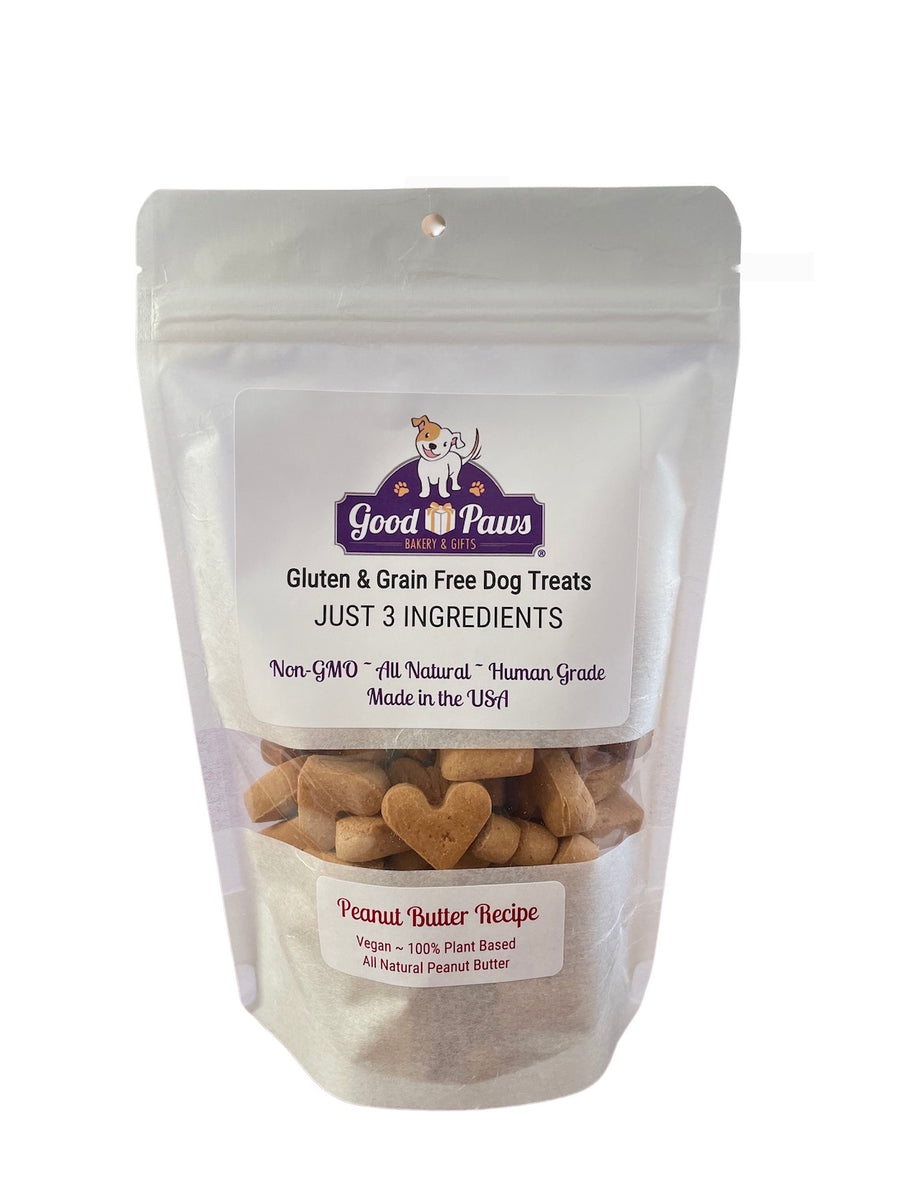 Grain free peanut butter dog treats - large size - Good Paws Bakery