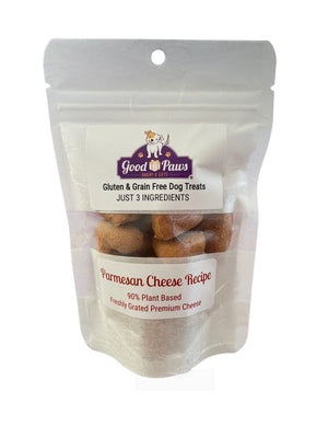 Grain free parmesan cheese dog treats - small size - Good Paws Bakery